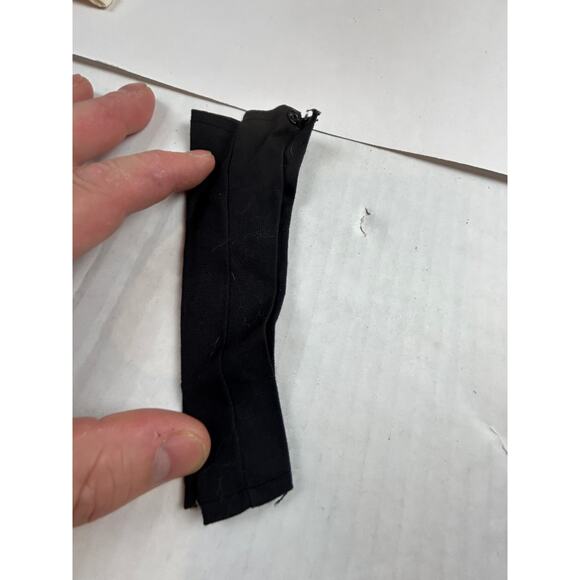 Vintage 1960s Clone Barbie Black Pants Straight Leg Doll Clothing - Picture 1 of 8